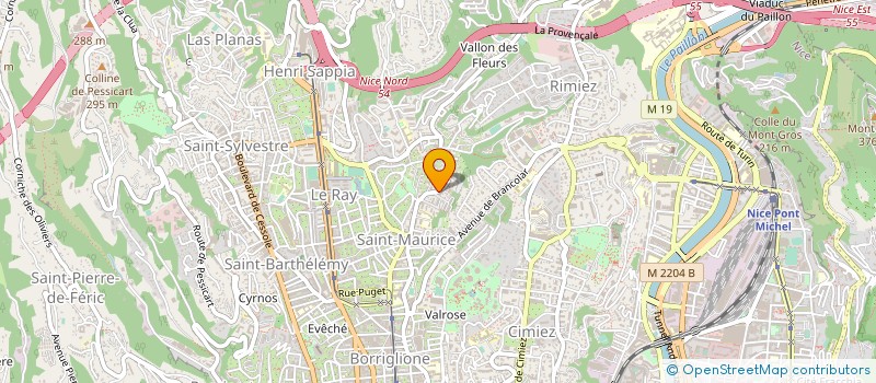 localisation de l'entreprise MADAME AURELIA DEDIEU  NICE