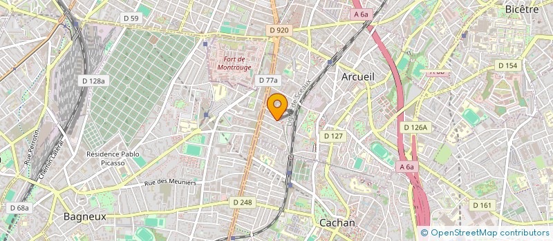 localisation de l'entreprise MADAME AURELIA DEL ZOTTO  ARCUEIL