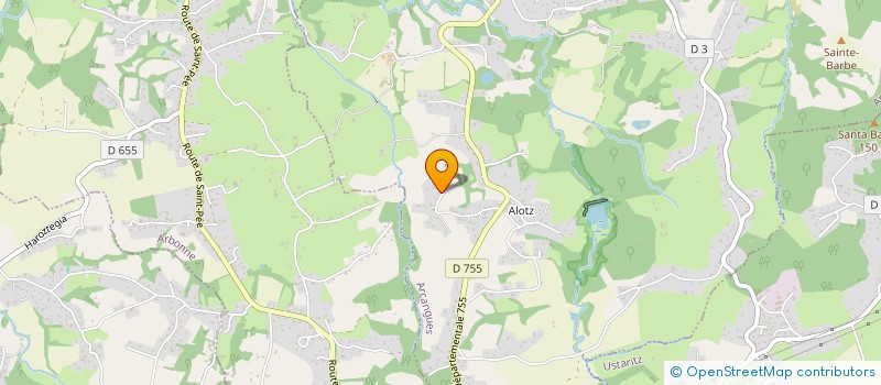 localisation de l'entreprise MADAME AURELIA DELBOSC  ARCANGUES