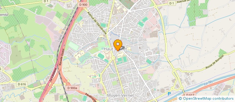 localisation de l'entreprise MADAME AURELIA DERLIN  PERPIGNAN