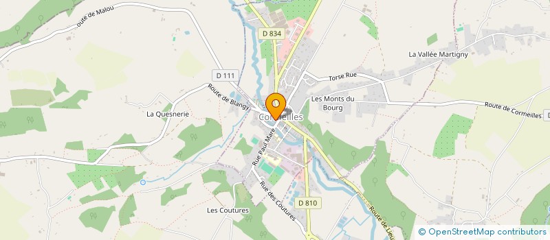 localisation de l'entreprise MADAME AURELIA DEVOS  CORMEILLES