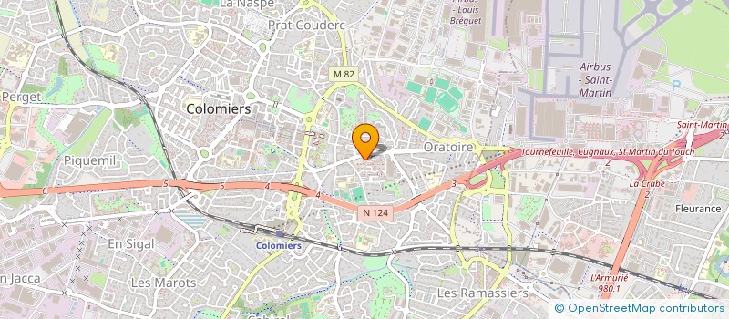 localisation de l'entreprise MADAME AURELIA DIEZ à COLOMIERS
