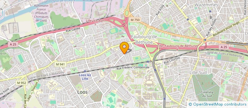 localisation de l'entreprise MADAME AURELIA DORVILLE à LILLE