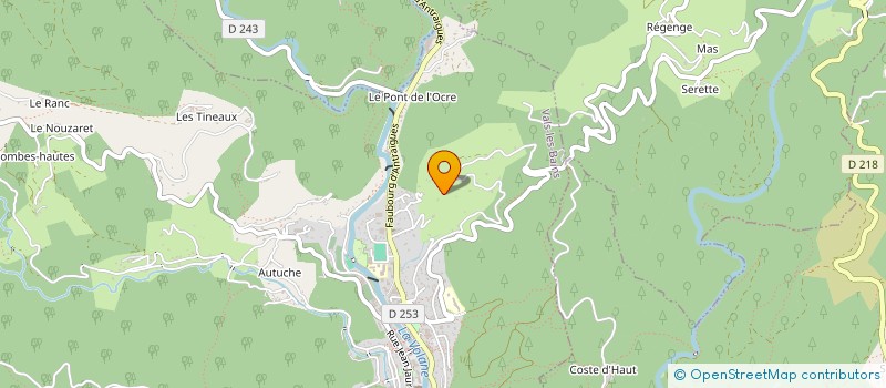 localisation de l'entreprise MADAME AURELIA DUIGOU à VALS-LES-BAINS