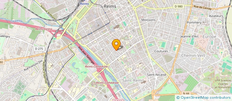 localisation de l'entreprise MADAME AURELIA EL KHALDI  REIMS