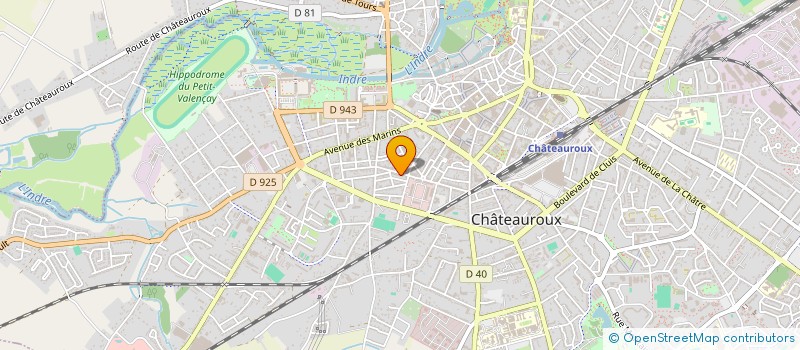 localisation de l'entreprise MADAME AURELIA FILHO-BRAZIER à CHATEAUROUX