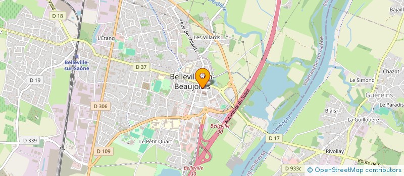 localisation de l'entreprise MADAME AURELIA FONNESU  BELLEVILLE-EN-BEAUJOLAIS