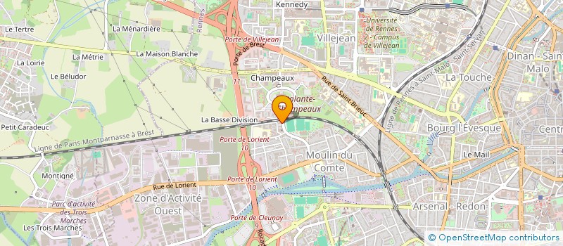 localisation de l'entreprise MADAME AURELIA FONTENEAU  RENNES