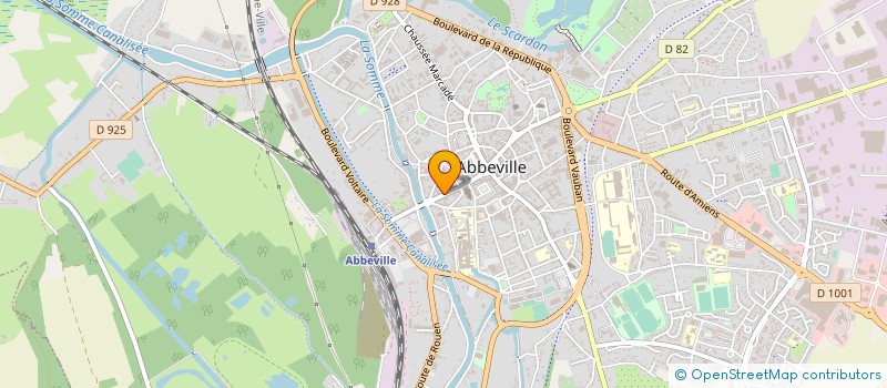 localisation de l'entreprise MADAME AURELIA FORET  ABBEVILLE