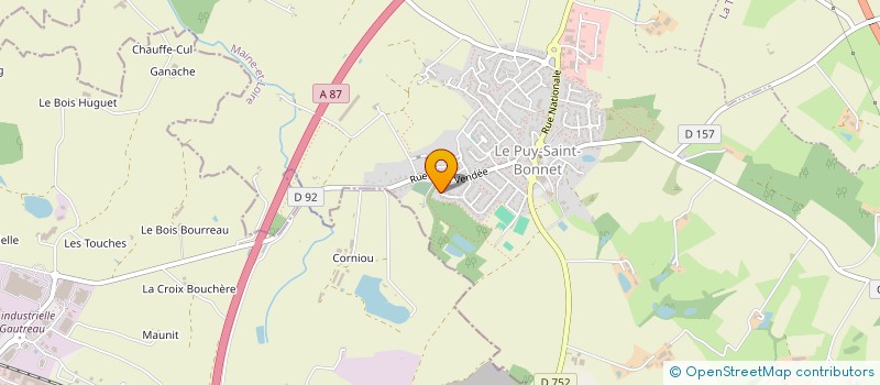 localisation de l'entreprise MADAME AURELIA FOUASSIER à CHOLET