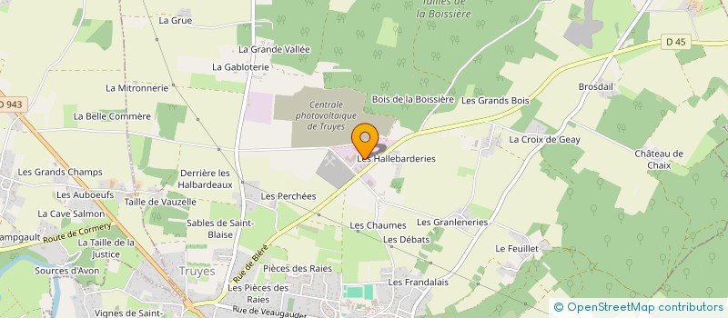 localisation de l'entreprise MADAME AURELIA FOUCHAUX  TRUYES