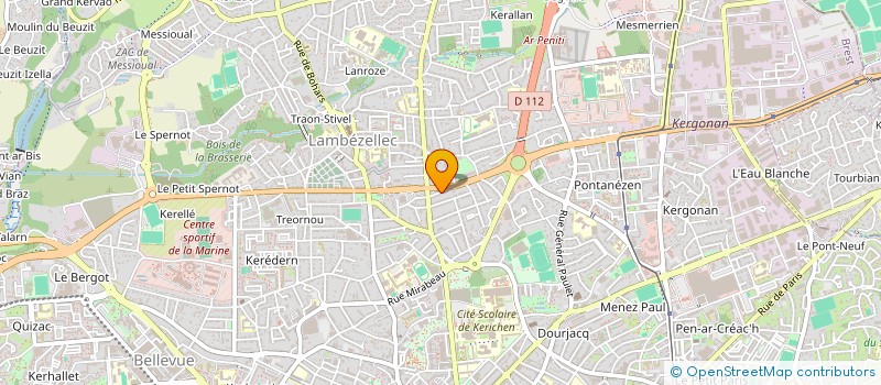 localisation de l'entreprise MADAME AURELIA FRANCZEN  BREST