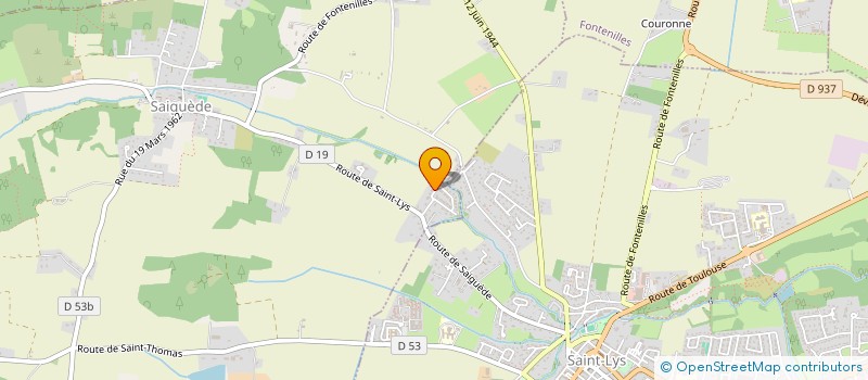 localisation de l'entreprise MADAME AURELIA FRATER  SAIGUEDE