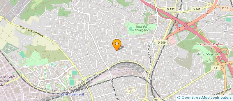localisation de l'entreprise MADAME AURELIA GALESNE à ARGENTEUIL