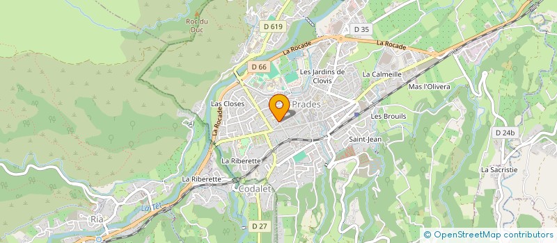 localisation de l'entreprise MADAME AURELIA GARCIA à PRADES