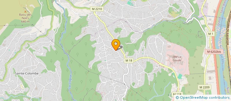 localisation de l'entreprise MADAME AURELIA GILBERT  LA GAUDE