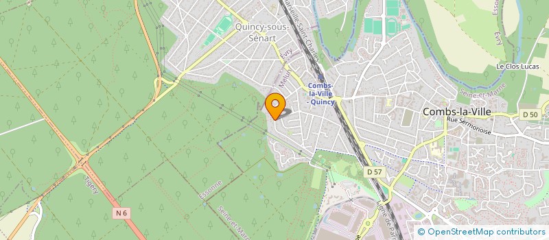 localisation de l'entreprise MADAME AURELIA GILLET  COMBS-LA-VILLE