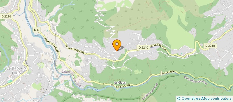 localisation de l'entreprise MADAME AURELIA GIORDANENGO à TOURRETTES-SUR-LOUP