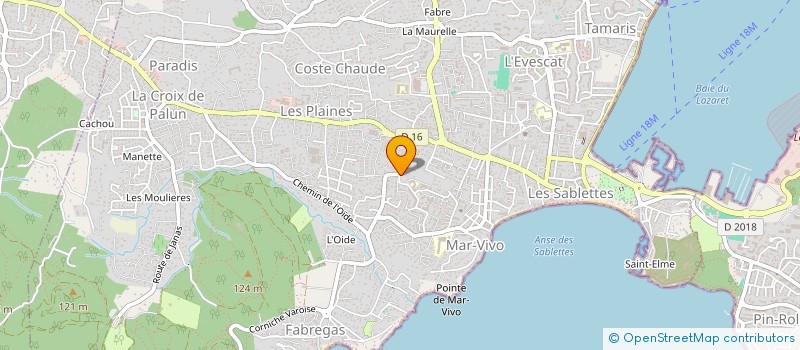 localisation de l'entreprise MADAME AURELIA GONNELLAZ  LA SEYNE SUR MER