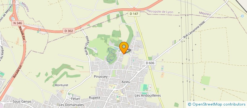 localisation de l'entreprise MADAME AURELIA GOUSSI  GENAS