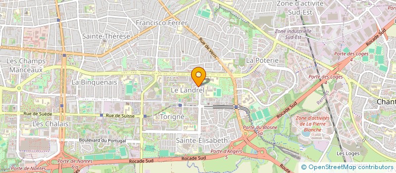 localisation de l'entreprise MADAME AURELIA GRAVADE  RENNES