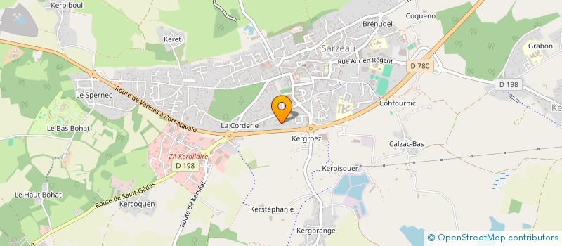 localisation de l'entreprise MADAME AURELIA GREGORIO  SARZEAU