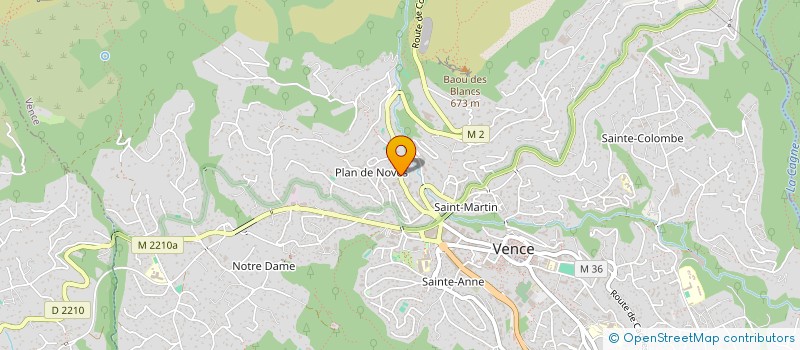 localisation de l'entreprise MADAME AURELIA GUIGLARIS à VENCE