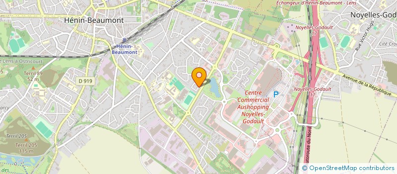 localisation de l'entreprise MADAME AURELIA HERRUEL  HENIN-BEAUMONT