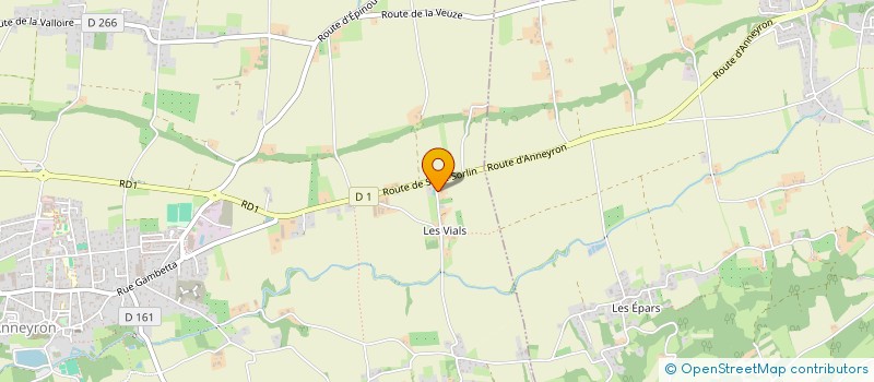 localisation de l'entreprise MADAME AURELIA IACOBELLI  ANNEYRON