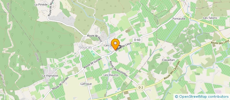 localisation de l'entreprise MADAME AURELIA JAUBERT à JOUCAS