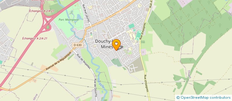 localisation de l'entreprise MADAME AURELIA KOTYS à DOUCHY-LES-MINES