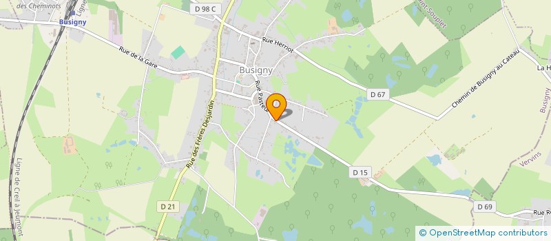 localisation de l'entreprise MADAME AURELIA LADRIERE  BUSIGNY