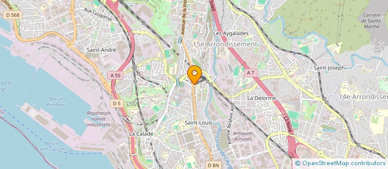 localisation de l'entreprise MADAME AURELIA LAZZARA à MARSEILLE