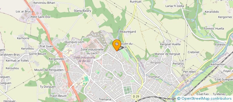 localisation de l'entreprise MADAME AURELIA LE CAMPION à LANDERNEAU