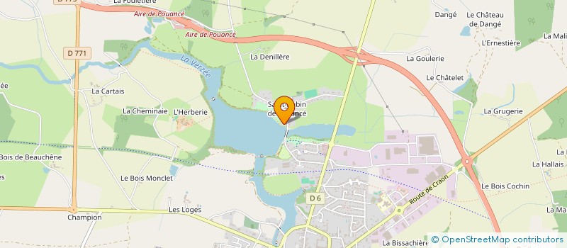 localisation de l'entreprise MADAME AURELIA LEBAIN à OMBREE D'ANJOU