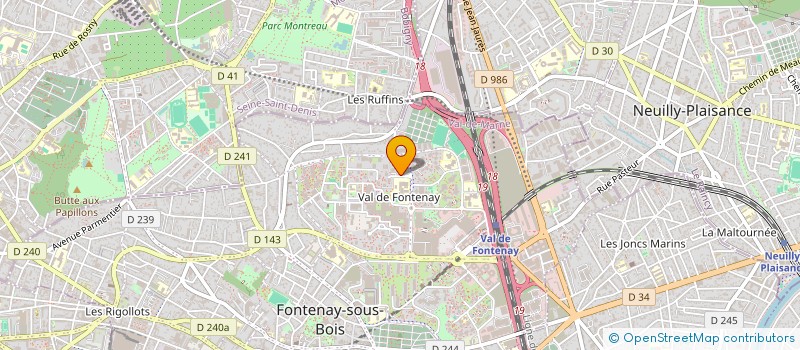 localisation de l'entreprise MADAME AURELIA LELOUP à FONTENAY-SOUS-BOIS