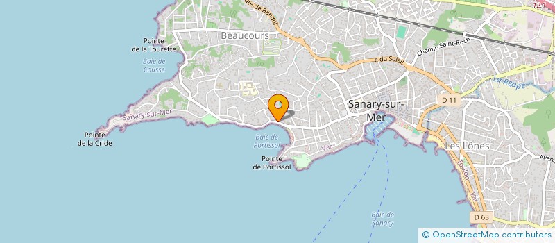 localisation de l'entreprise MADAME AURELIA LEONARDI  SANARY-SUR-MER
