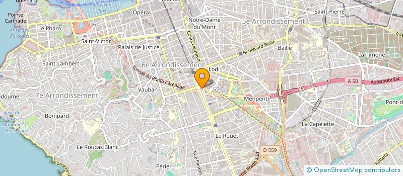 localisation de l'entreprise MADAME AURELIA LEPLAT à MARSEILLE