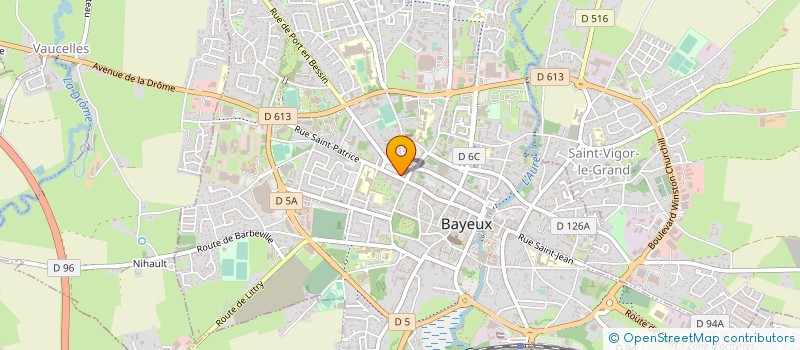 localisation de l'entreprise MADAME AURELIA LEVISTRE  BAYEUX