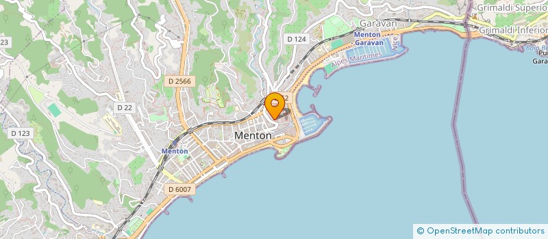 localisation de l'entreprise MADAME AURELIA LION  MENTON