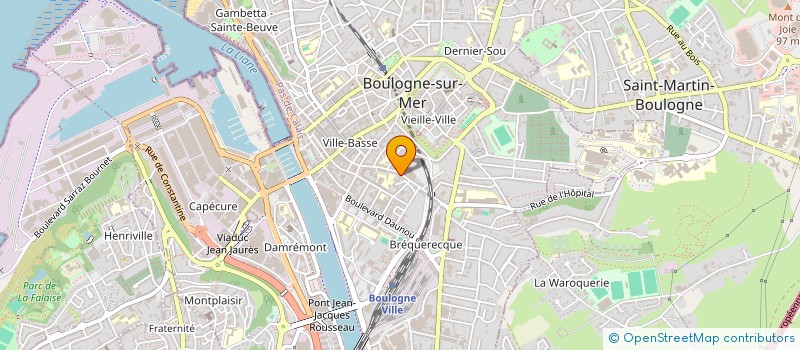 localisation de l'entreprise MADAME AURELIA LOYEZ à BOULOGNE-SUR-MER