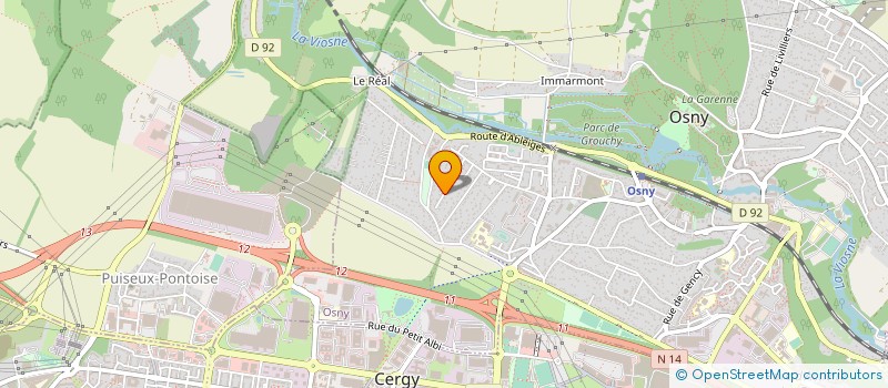 localisation de l'entreprise MADAME AURELIA MACAIRE  OSNY