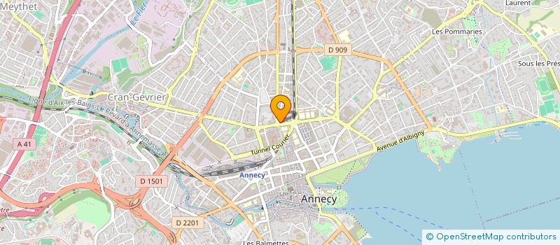 localisation de l'entreprise MADAME AURELIA MAINGOT à ANNECY