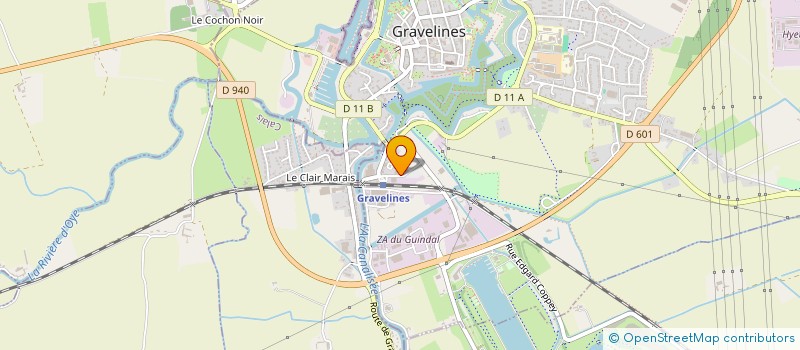 localisation de l'entreprise MADAME AURELIA MANIER à GRAVELINES