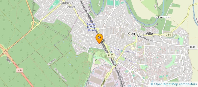 localisation de l'entreprise MADAME AURELIA MARCHAND  COMBS-LA-VILLE