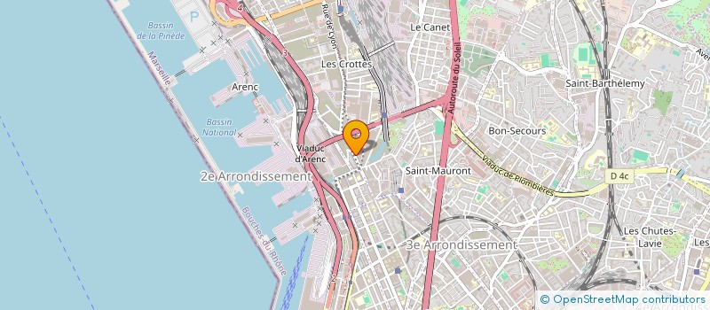 localisation de l'entreprise MADAME AURELIA-MARIANA STAN à MARSEILLE