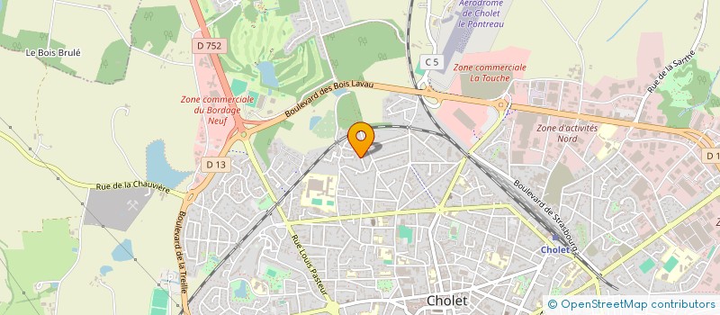 localisation de l'entreprise MADAME AURELIA MATHOREL à CHOLET