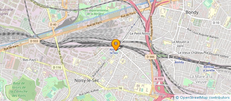 localisation de l'entreprise MADAME AURELIA MAZATAUD à NOISY-LE-SEC