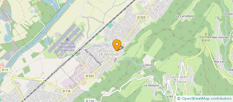 localisation de l'entreprise MADAME AURELIA MENEAU  LE VERSOUD