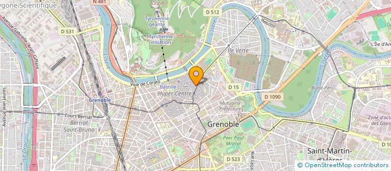 localisation de l'entreprise MADAME AURELIA MENNESSIER à GRENOBLE